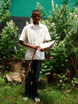 Cedric: studente cieco all'università del Bandundu